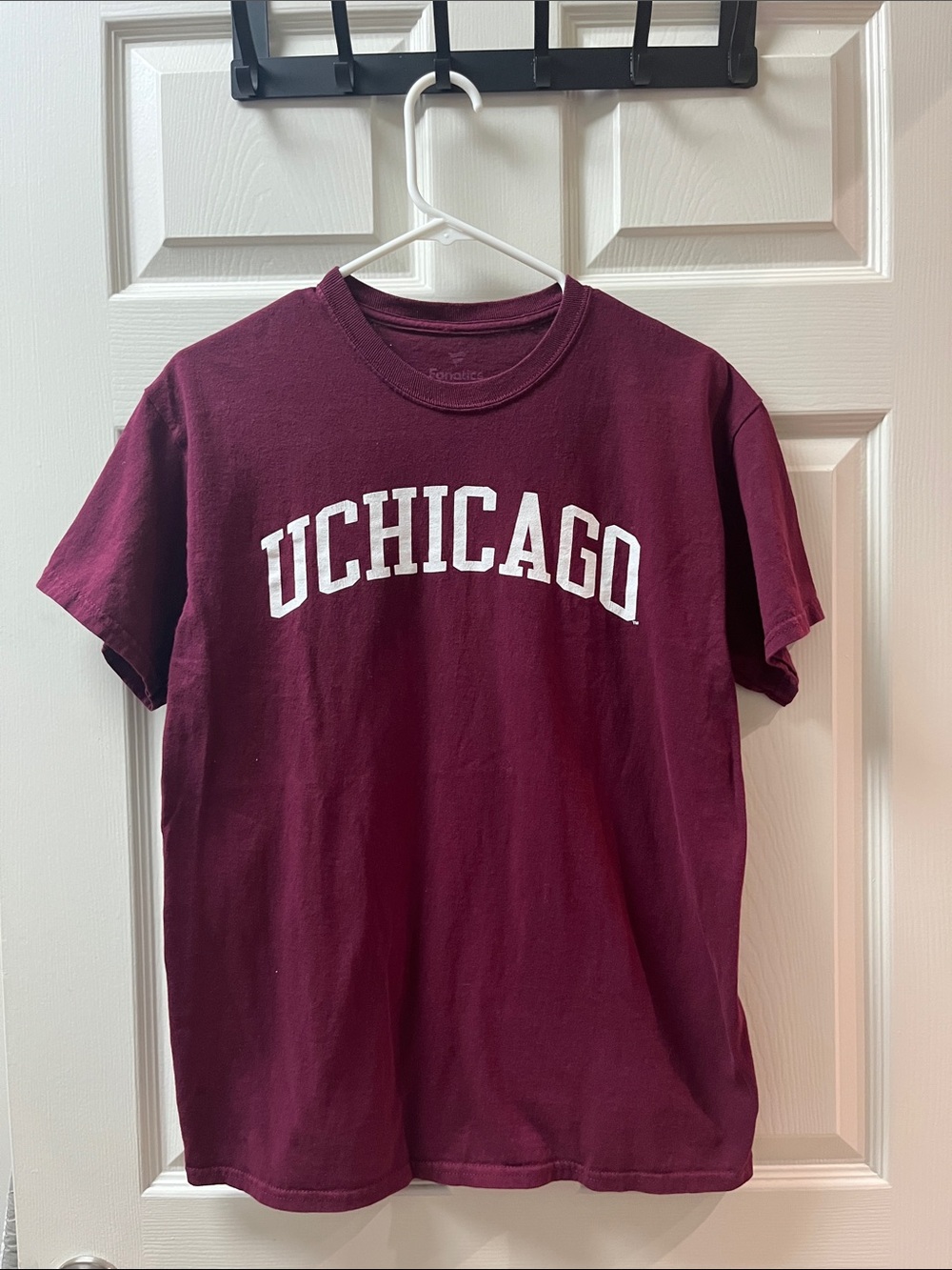 Fanatics Maroon and White UCHICAGO Short-Sleeve Tee
